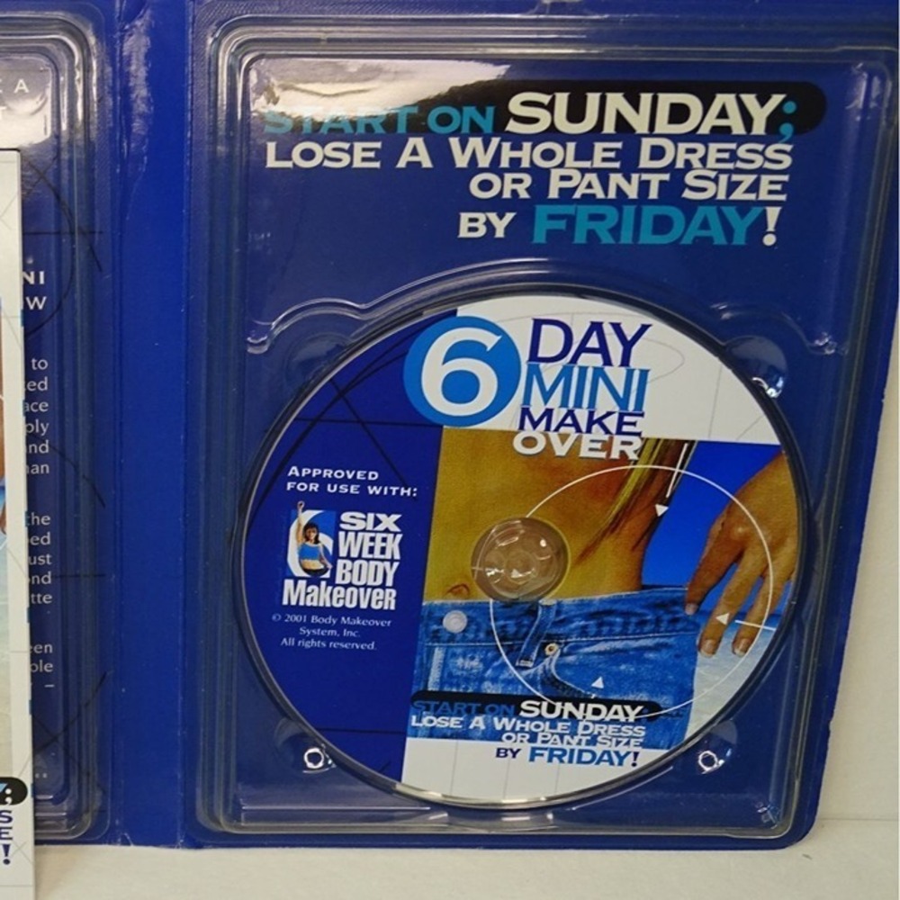 6 Day Mini Makeover Weight Loss Plan CD & Guide